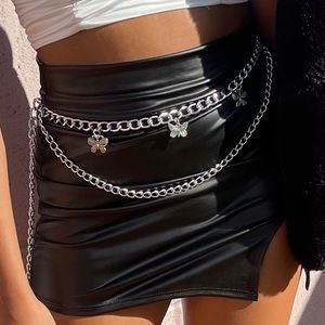 Leather skirt